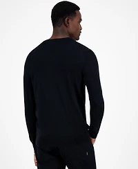 Alfani Men's Long-Sleeve V-Neck Merino Sweater, Created for Macy's