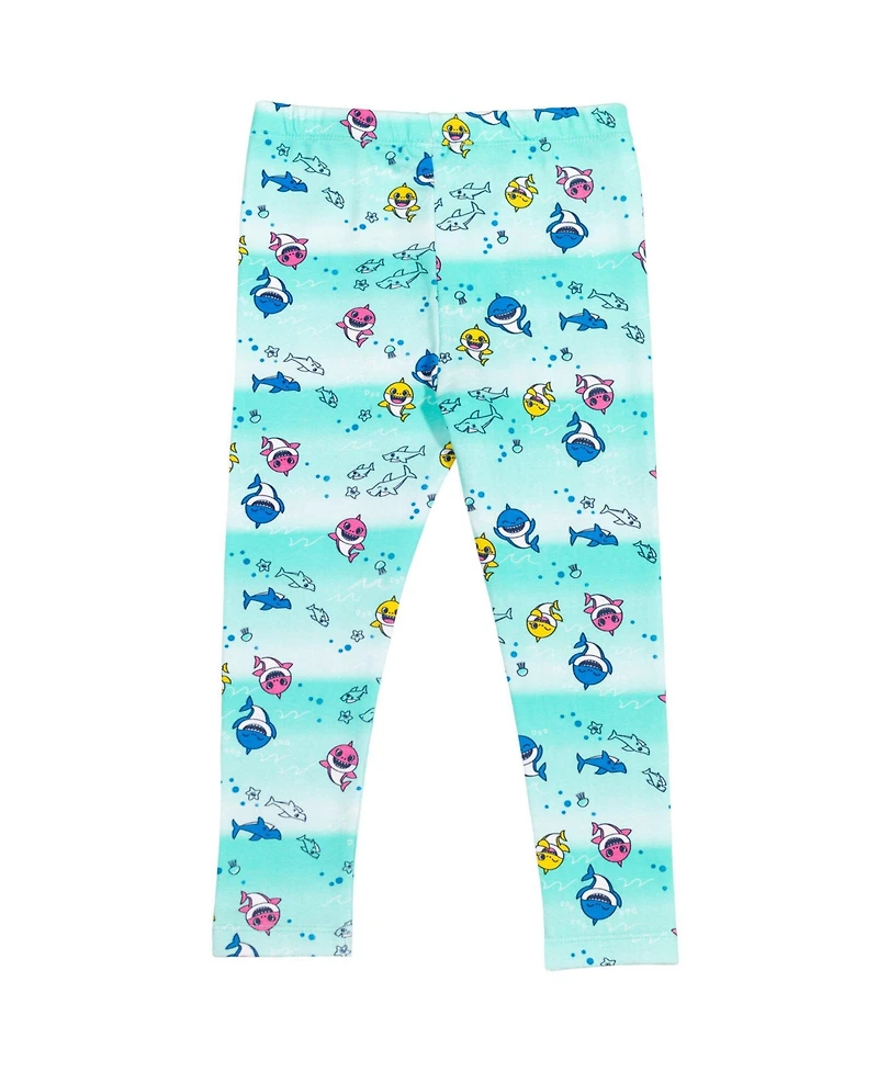 Baby Shark Toddler Girls Pinkfong T-Shirt and Leggings Outfit Set