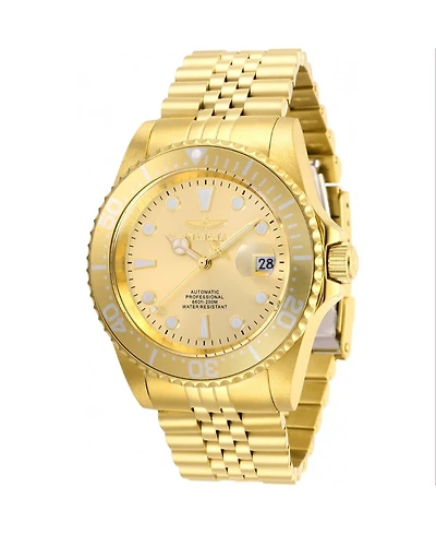 Invicta Men's 30096 Pro Diver Automatic 3 Hand Champagne Dial Watch