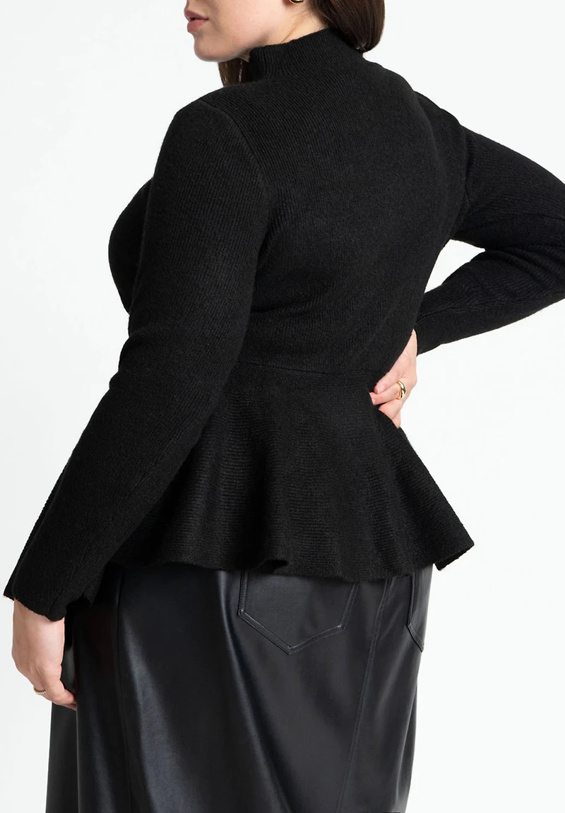 Eloquii Plus Peplum Sweater