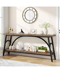 Tribesigns Extra Long Sofa Tables, 70.8” Console Table for Entryway, Living Room