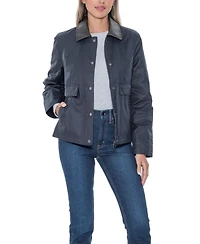 Sebby Collection Women's Waxy Cotton Jacket