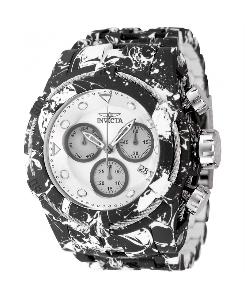 Invicta Men's 45489 Bolt Quartz Chronograph Antique Silver, Grey, Black Dial Watch