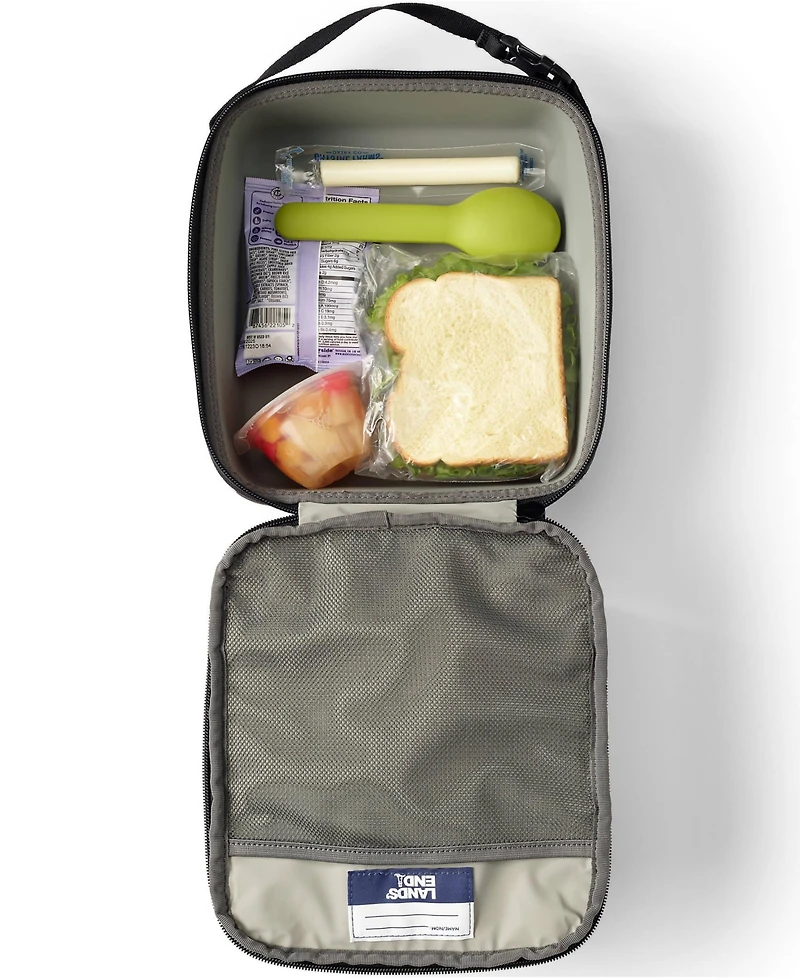 Lands' End Kids Insulated Ez Wipe Printed Lunch Box