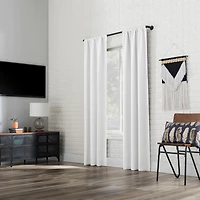 Bergen Theater Grade Extreme 100% Blackout Rod Pocket Curtain Panel