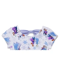 Frozen Little Girls Disney Elsa Princess Anna Olaf Christmas Skater Dress to