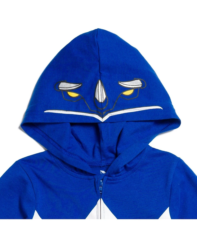 Power Rangers Toddler Boys Zip Up Cosplay Coverall to