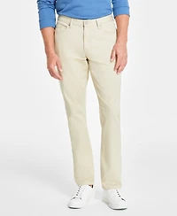Alfani Men's Five-Pocket Straight-Fit Twill Pants, Created for Macy's