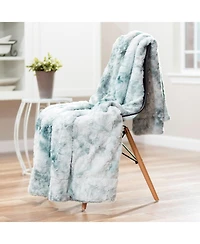 Chanasya Premium Wolf Faux Fur Throw Blanket
