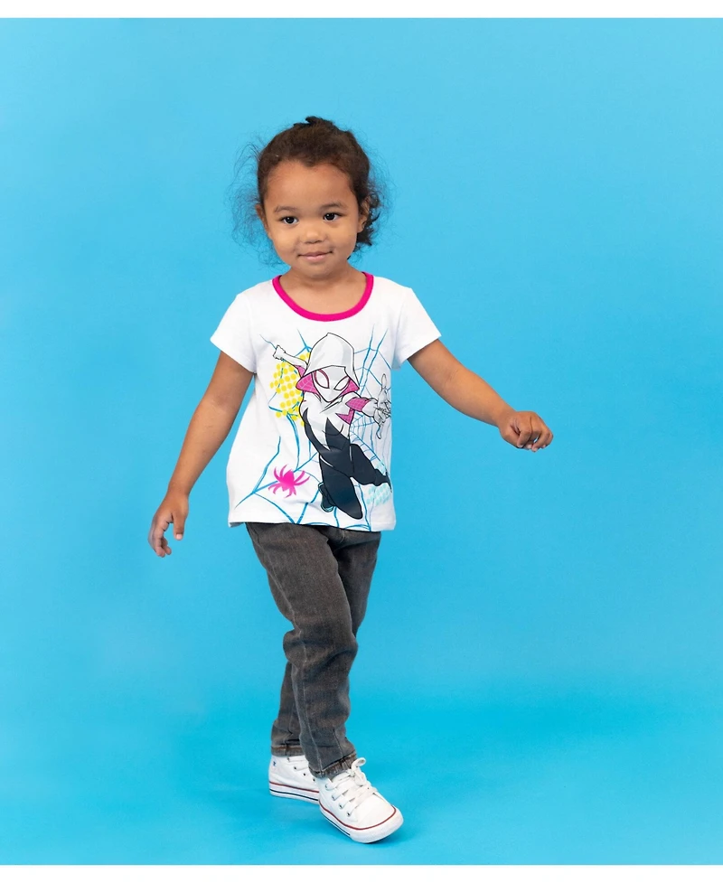 Spider-Man Girls Marvel 2 Pack T-Shirts