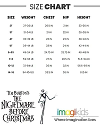 Nightmare Before Christmas Toddler Girls Disney French Terry Skater Dress to (18 Months - 14-16
