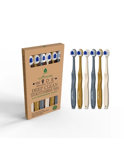 Eco Friendly Wide Brush Head Deep Clean Toothbrush