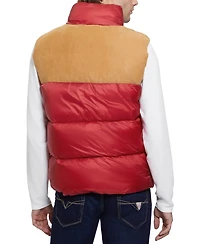 Guess Men's Fabric Block Puffer Vest
