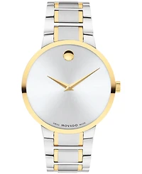 Movado Men's Portfolio Swiss Quartz Stainless Steel Yellow Pvd Watch 40MM