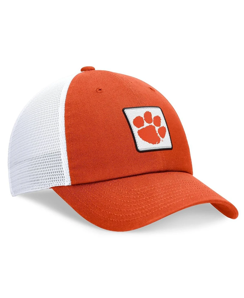 Nike Men's Orange/White Clemson Tigers Primetime Club Trucker Adjustable Hat