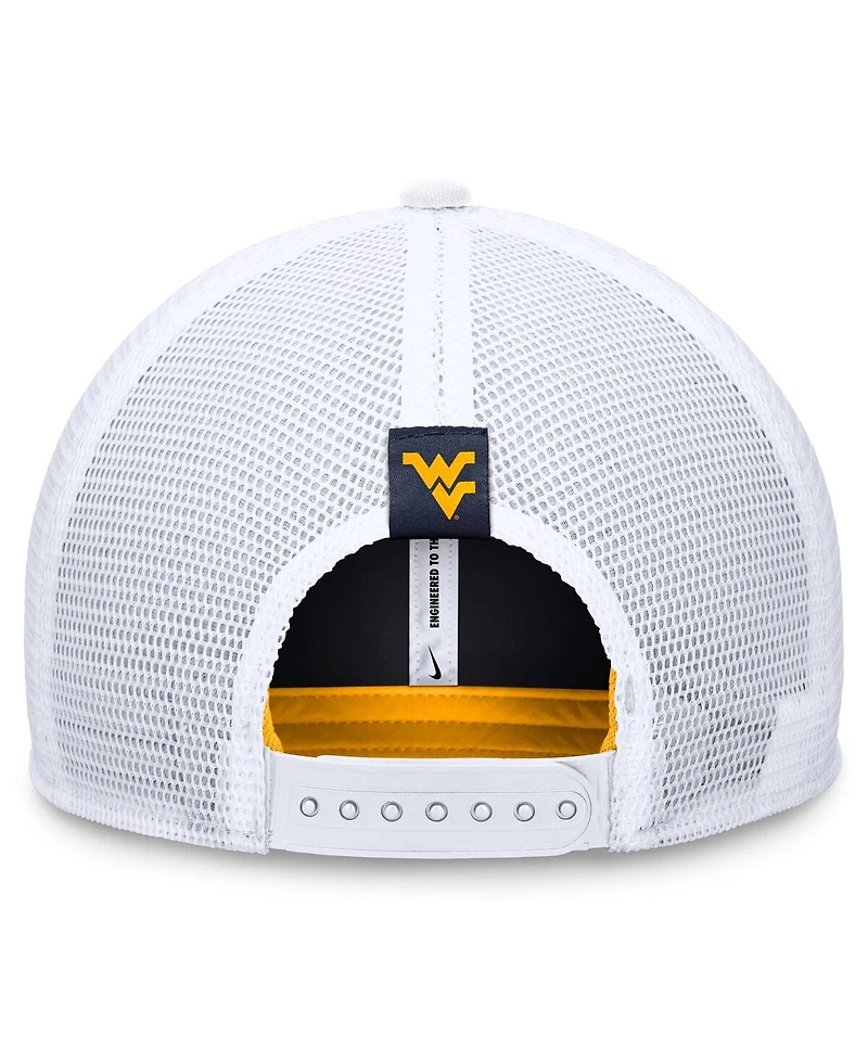 Nike Men's Gold/White West Virginia Mountaineers Local Rise Trucker Adjustable Hat