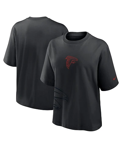 Nike Women's Black Atlanta Falcons Boxy T-Shirt