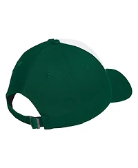 Adidas Men's White/Green Miami Hurricanes Slouch Adjustable Hat