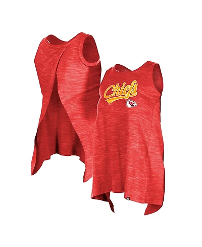 New Era Women's Red Kansas City Chiefs Space Dye Active Tank Top
