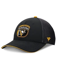 Fanatics Men's Black Pittsburgh Penguins 2024 Nhl Draft On Stage Trucker Adjustable Hat