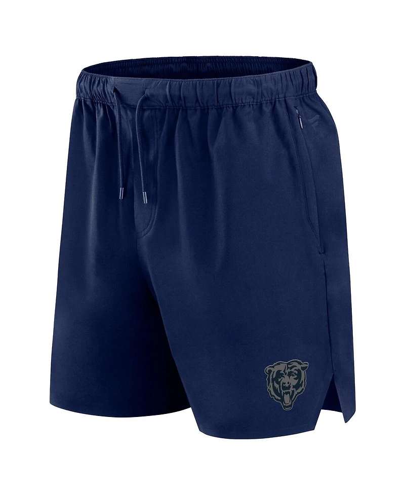 Fanatics Men's Navy Chicago Bears Front Office Woven Shorts