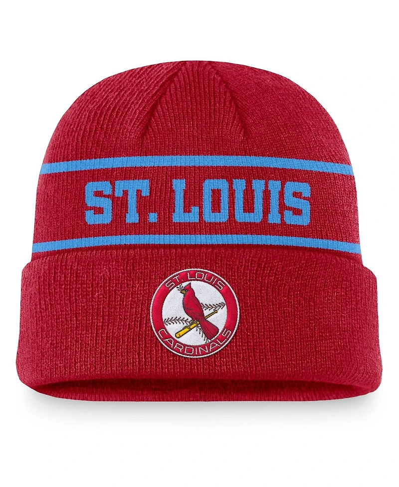 Nike Men's Red St. Louis Cardinals Cooperstown Collection Rewind Terra Cuffed Knit Hat