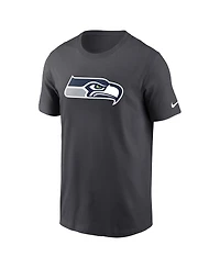 Nike Men's Anthracite Seattle Seahawks Logo Essential T-Shirt