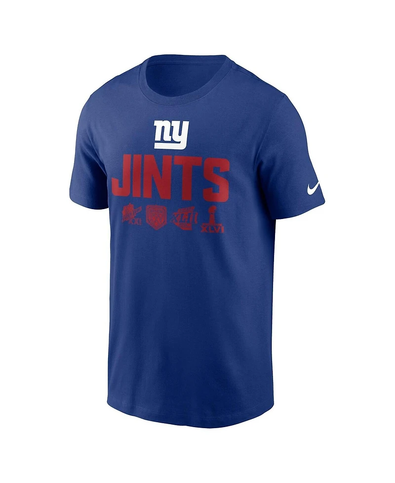 Nike Men's Royal New York Giants Local Essential T-Shirt