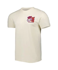 Image One Men's Cream Clemson Tigers Vault Vintage Comfort Color T-Shirt