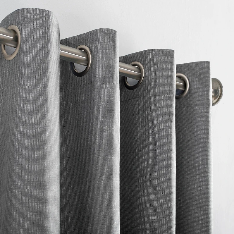 Duran Thermal Insulated 100% Blackout Grommet Curtain Panel