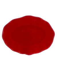 Certified International Perlette Red 2-Pc. Platter Set