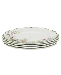 Certified International Winters Forest Salad Plates, Set of 4