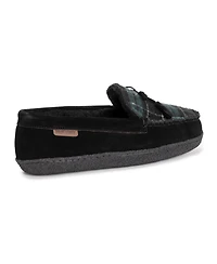 Muk Luks Men's Leather Goods By Talan Slipper, Black, 9