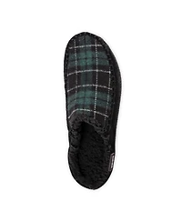 Muk Luks Mens Staughton Clog Slipper, Black, 12