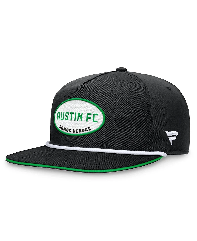 Fanatics Men's Black Austin Fc Iron Golf Snapback Hat