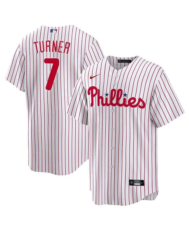 Nike Men's Trea Turner White Philadelphia Phillies Home Replica Player Jersey