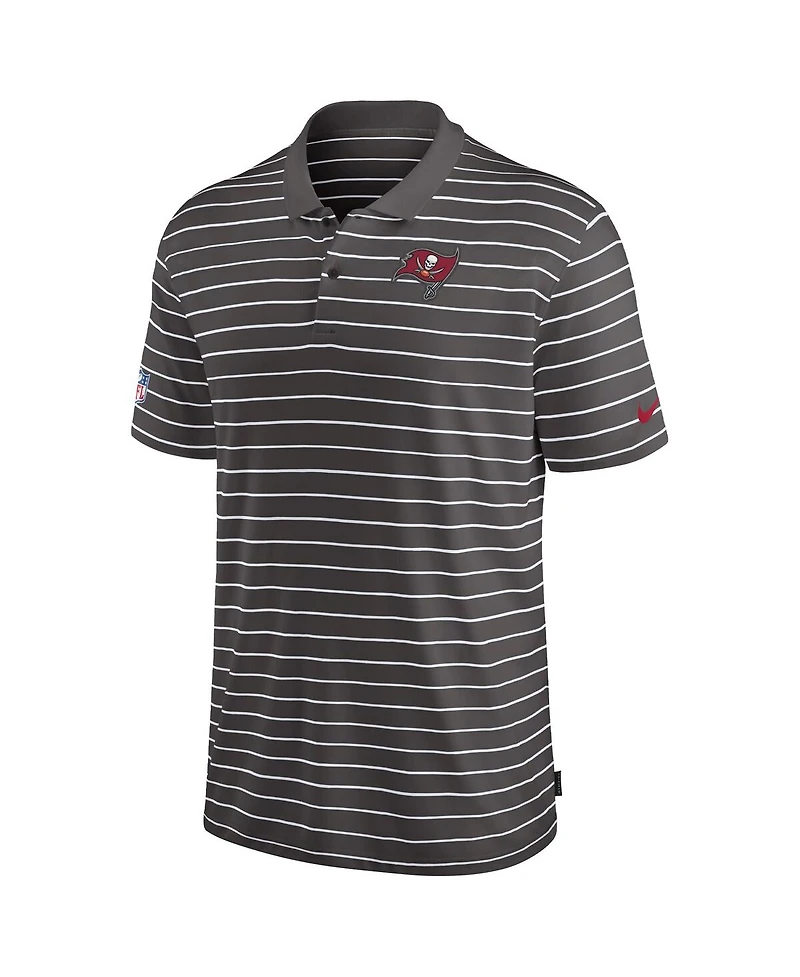 Nike Men's Pewter Tampa Bay Buccaneers Sideline Lock Up Victory Performance Polo