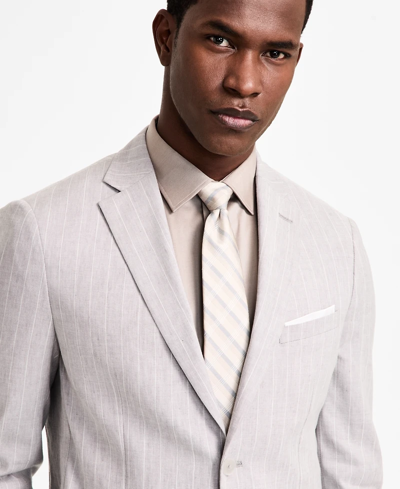 Calvin Klein Men's Slim-Fit Linen Suit Jacket