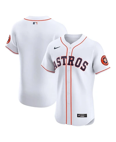 Nike Men's White Houston Astros Home Vapor Premier Elite Patch Jersey