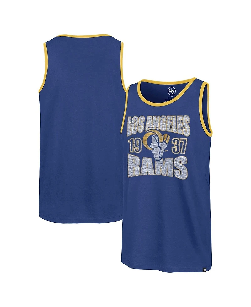'47 Brand Men's Royal Los Angeles Rams Upload Franklin Tank Top
