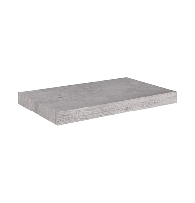 vidaXL Floating Wall Shelf Concrete Gray 19.7"x9.1"x1.5" Mdf