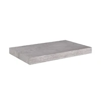 vidaXL Floating Wall Shelf Concrete Gray 19.7"x9.1"x1.5" Mdf