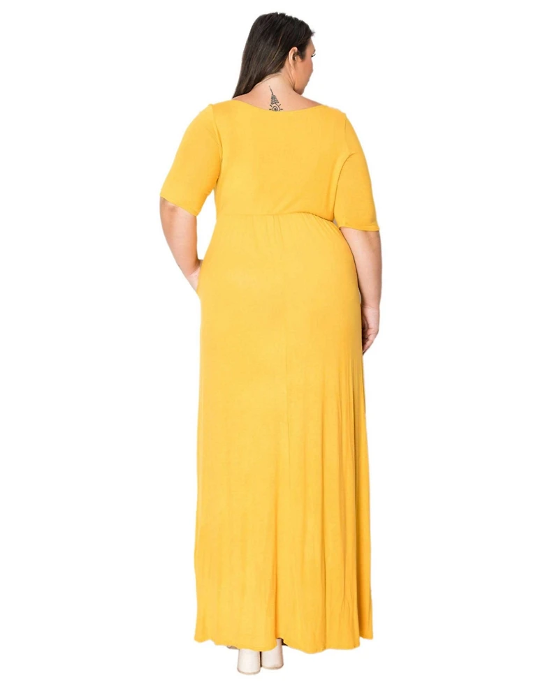 L I V D Plus Eva Pocket Maxi Dress