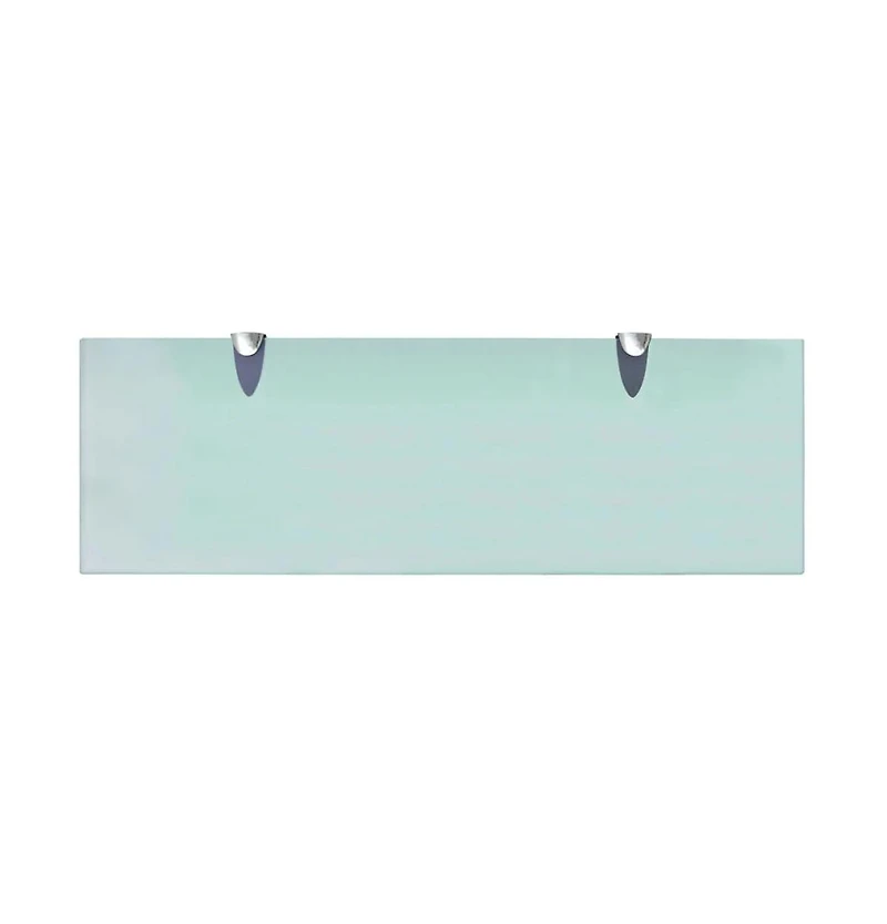 vidaXL Floating Shelf Glass 23.6"x7.9" 0.3"