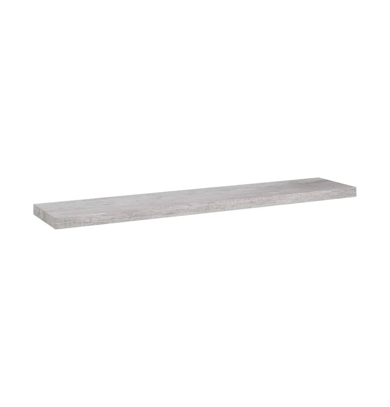 vidaXL Floating Wall Shelf Concrete Gray 47.2"x9.3"x1.5" Mdf