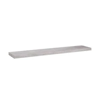 vidaXL Floating Wall Shelf Concrete Gray 47.2"x9.3"x1.5" Mdf
