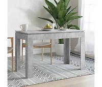 vidaXL Dining Table Concrete Gray 47.2"x23.6"x29.9" Engineered Wood