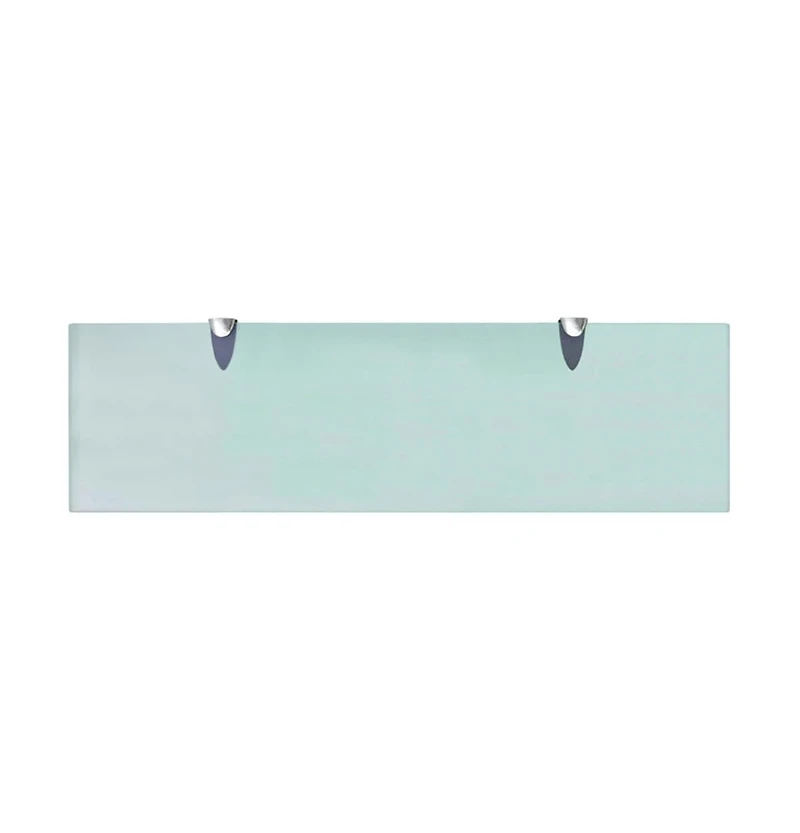 vidaXL Floating Shelf Glass 27.6"x7.9" 0.3"