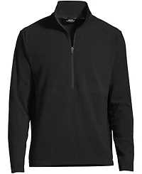Lands' End Big & Tall Thermacheck 100 Fleece Quarter Zip Pullover Top