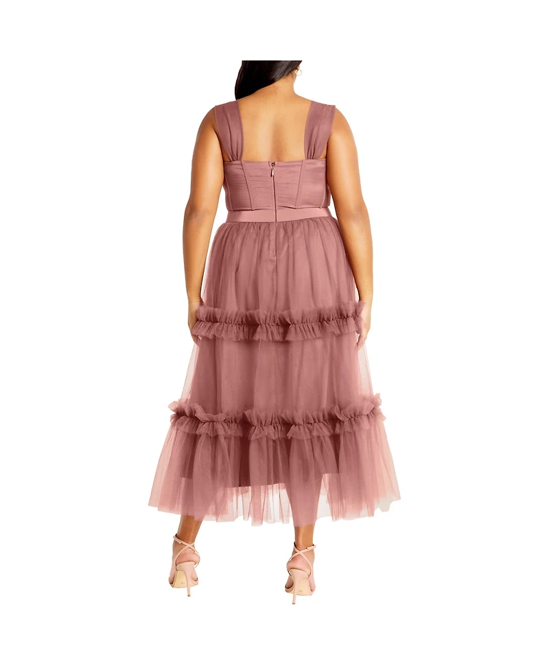 City Chic Plus Charming Midi Dress